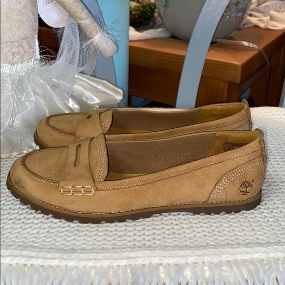 *SOLD*Timberland Joslin Penny Loafer Sz 7.5 Wheat - Picture 4 of 10